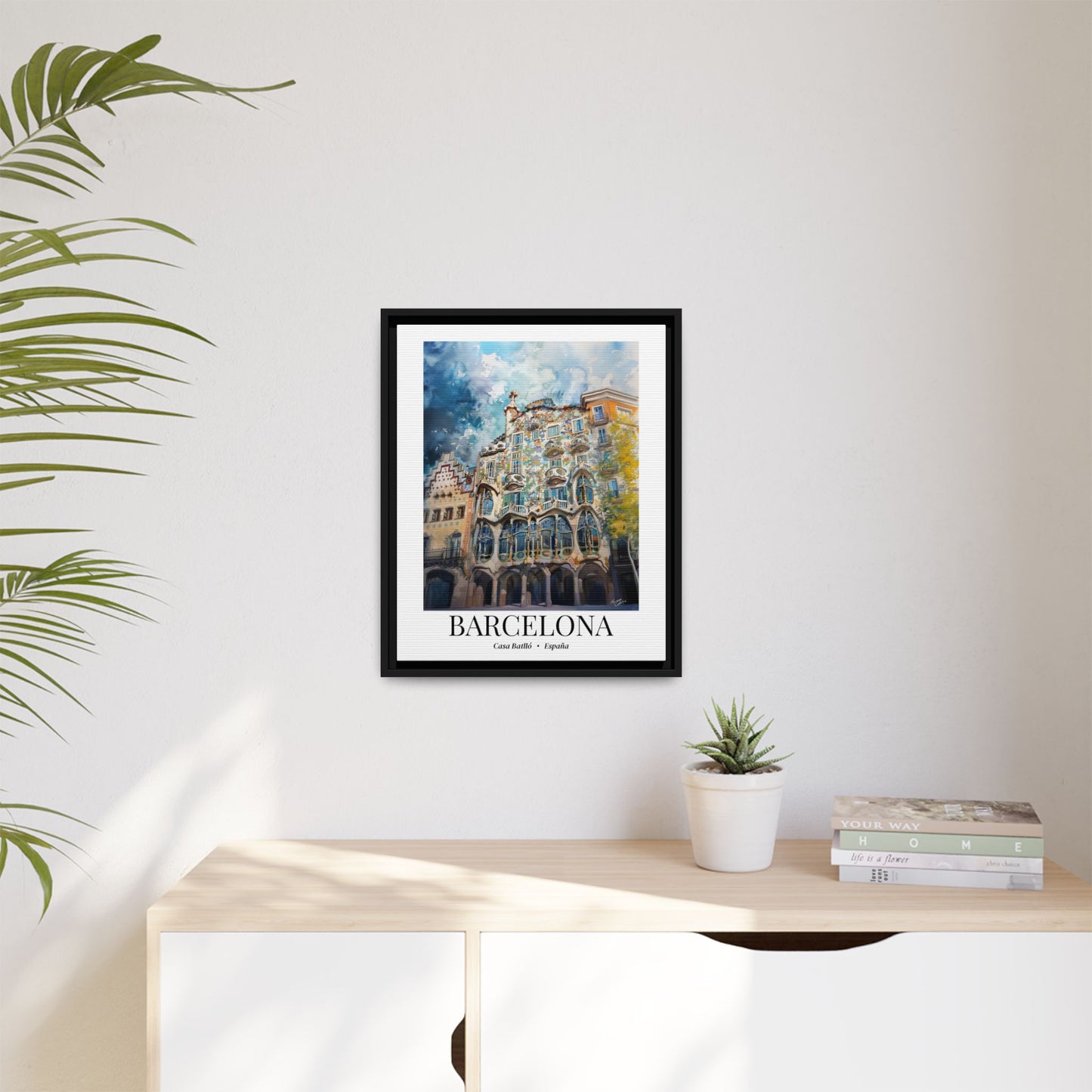 Barcelona Fine Art Print – Cruise Port Memory, Casa Batlló Canvas, Spain Travel Decor