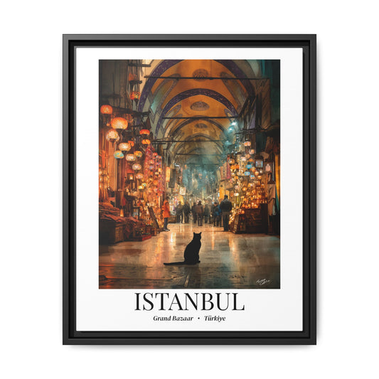 Istanbul Fine Art Print – Cruise Port Memory, Grand Bazaar Canvas, Turkey Travel Decor