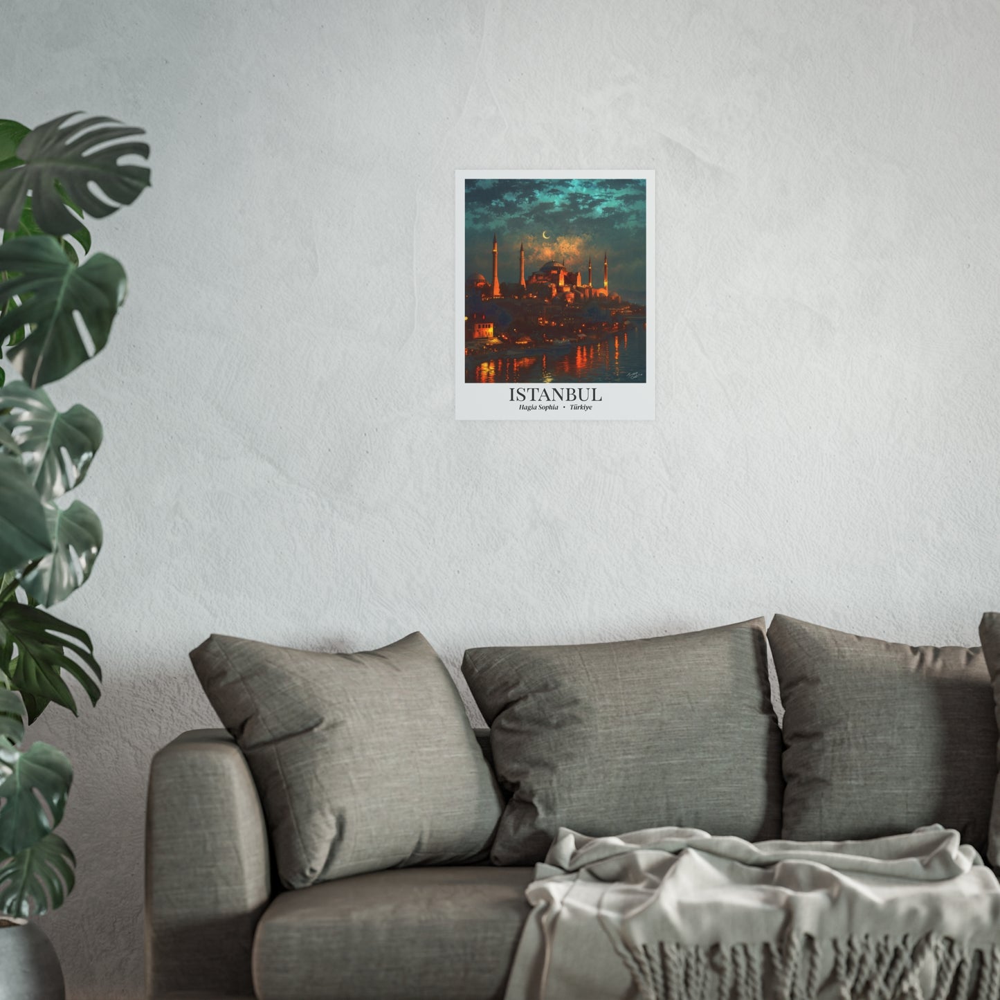 Istanbul Fine Art Print – Hagia Sophia Poster, Turkey Travel Memory, Shared Wall Decor, Cultural Souvenir