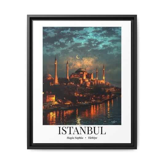Istanbul Fine Art Print – Cruise Port Memory, Hagia Sophia Wall Art, Turkey Travel Decor