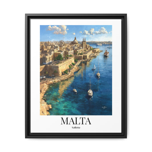 Malta Fine Art Print – Cruise Port Memory, Historic Gift for Europe Lovers